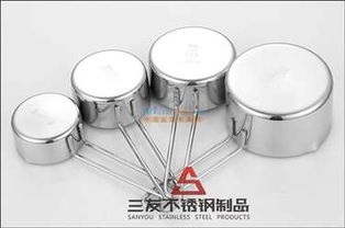 專業批發 4件套不銹鋼量杯套裝，江門三友不銹鋼制品廠模具精制